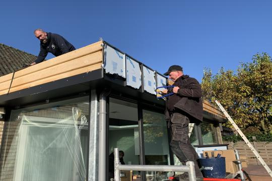 Constructie en timmerwerk zolder